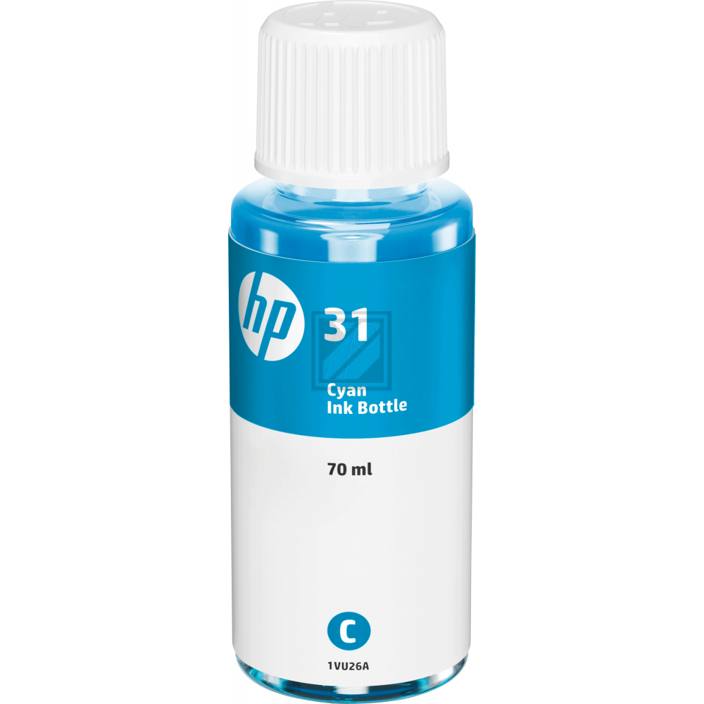 1VU26AE // 31 / cyan / original HP Tintenpatrone cyan / 1VU26AE / 8000 S. / 70.00 ml