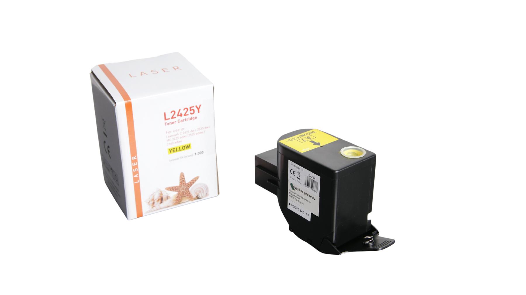 Alternativ Toner Yellow für Lexmark / C2320Y0 / 1.000 Seiten