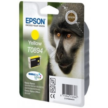 C13T08944011 // T0894 / gelb / original EPSON Tintenpatrone gelb / C13T08944011 / 225 S. / 3.50 ml