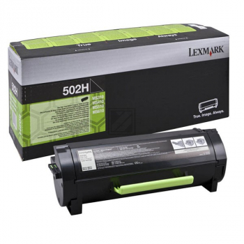 50F200E // 502 / schwarz / original Lexmark Toner  / 50F200E / 1500 S.