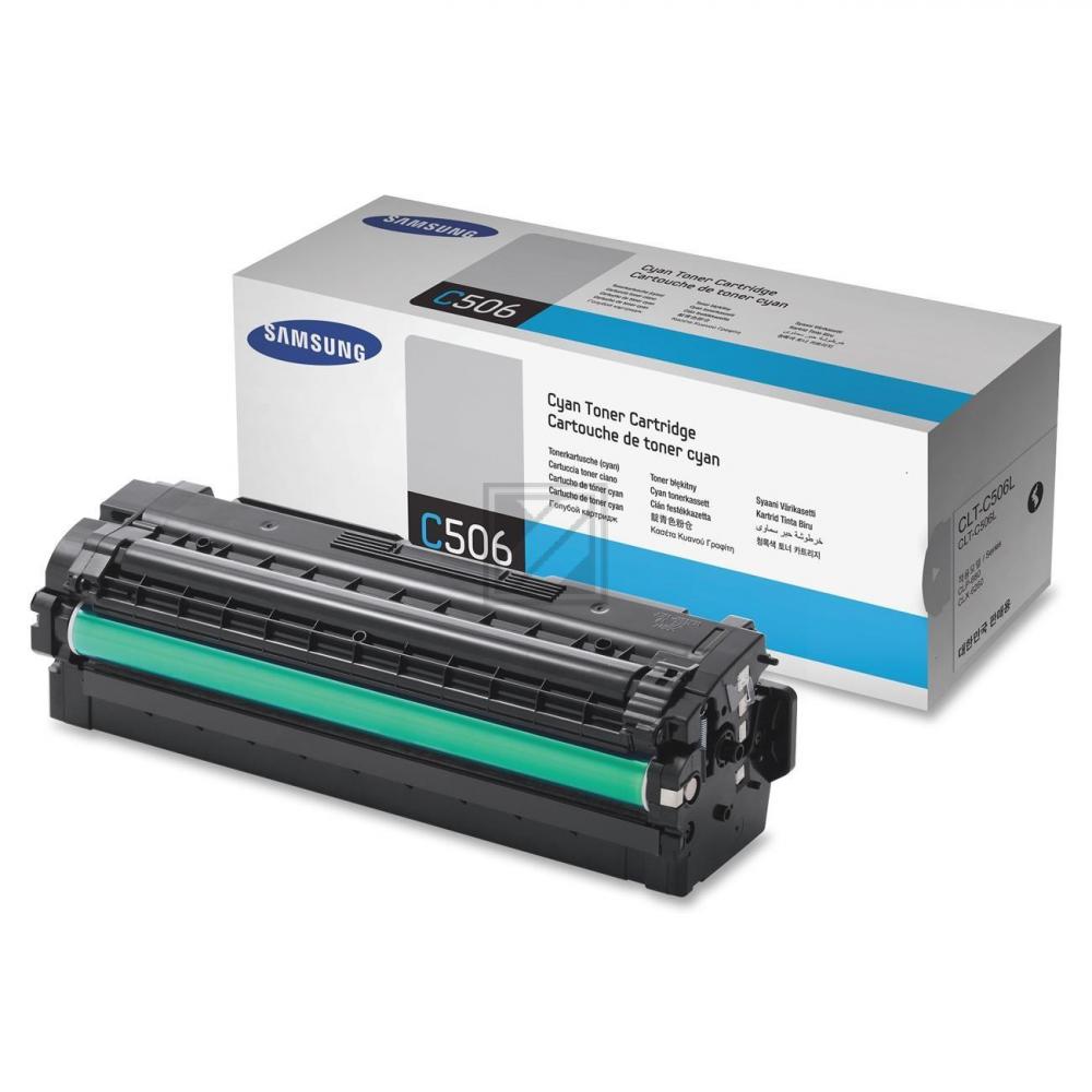 SU038A // CLTC506L / cyan / original SAMSUNG Toner cyan / SU038A / 3500 S.