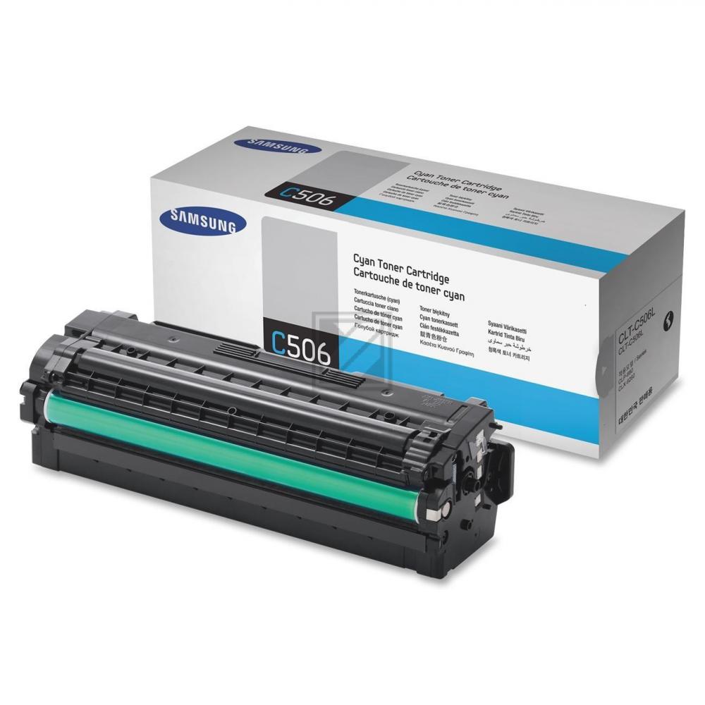 CLTC506L/ELS Original Toner Cyan für Samsung / CLTC506L / SU038A/ELS / 3.500 Seiten