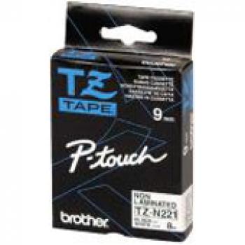 TZEN221 / schwarz / original BROTHER PTouch Farbband / TZEN221