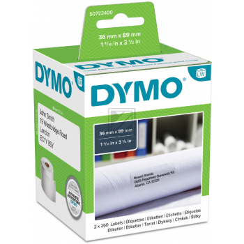 99012 // S0722400 / original DYMO DirectLabelEtiketten / 99012