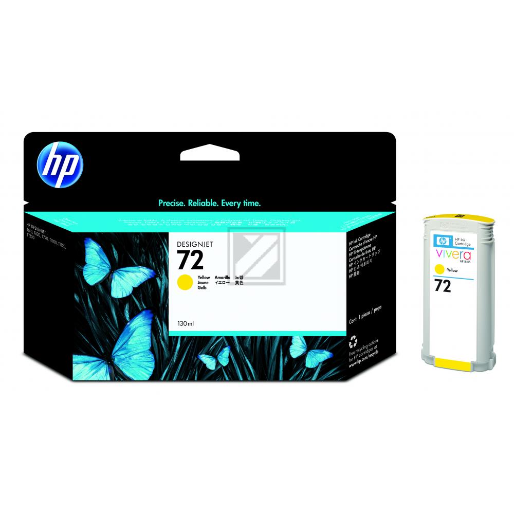 C9373A // 72 / gelb / original HP Tintenpatrone gelb / C9373A / 130.00 ml