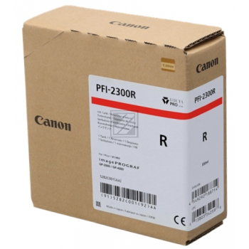 5282C001 // PFI2300R / original CANON Tintenpatrone rot / 5282C001 / 330.00 ml