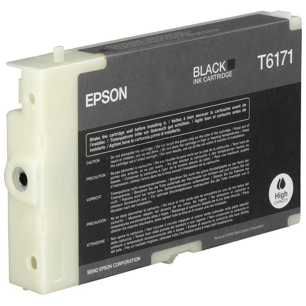 C13T617100 // T6171 / schwarz / original EPSON Tintenpatrone schwarz / C13T617100 / 4000 S. / 100.00 ml