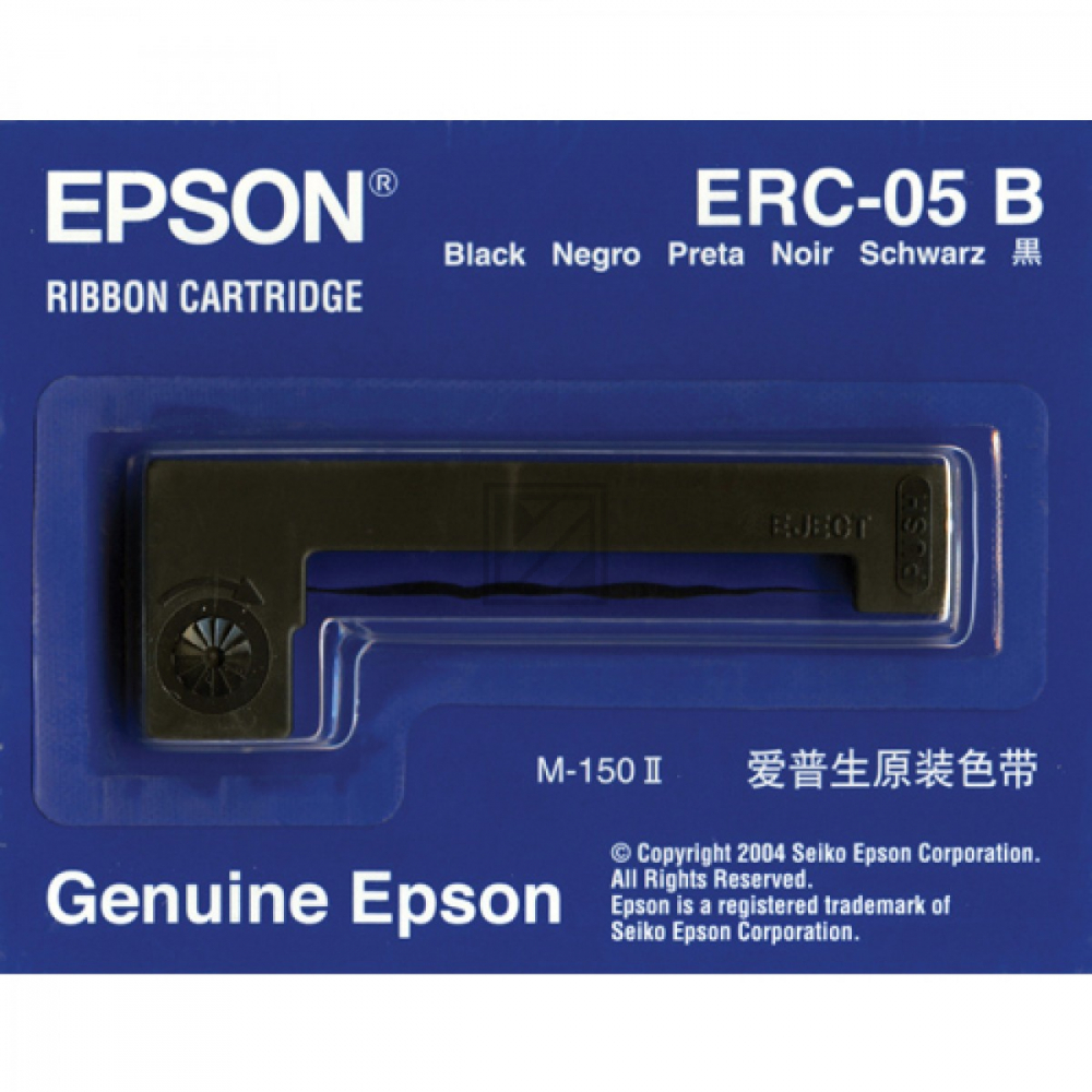 C43S015352 // ERC05B / schwarz / original EPSON Nylonband schwarz / C43S015352 / 112000 Char.