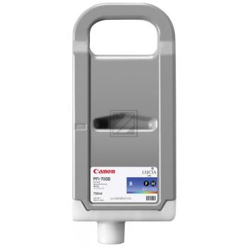 6689B001 // PFI706B / original CANON Tintenpatrone blau / 6689B001 / 700.00 ml