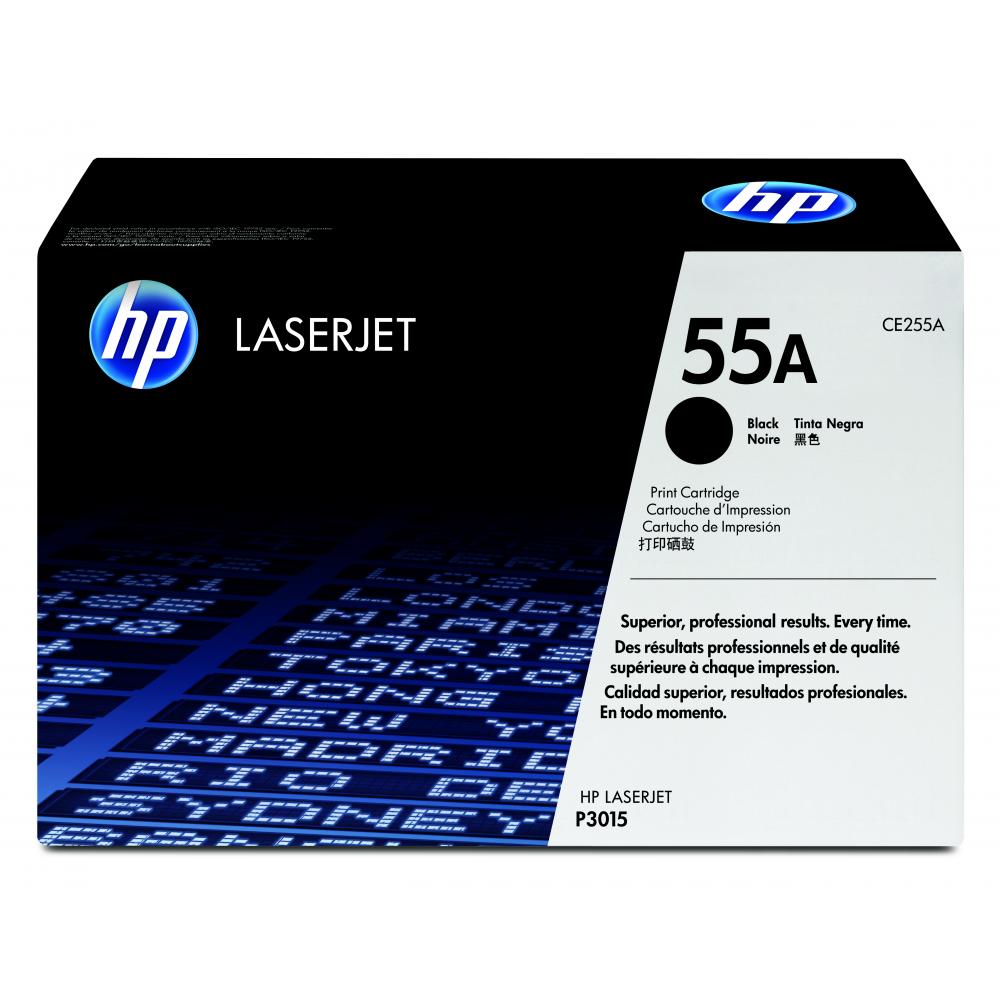 CE255A // 55A / schwarz / original HP Toner schwarz / CE255A / 6000 S.