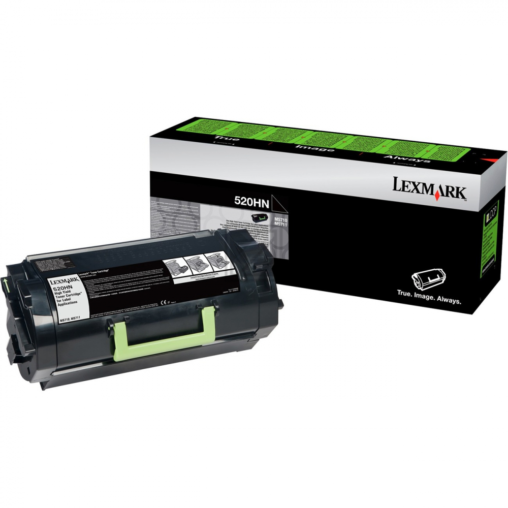 52D0H0N // 520HN / schwarz / original LEXMARK Toner schwarz / 52D0H0N / 25000 S.