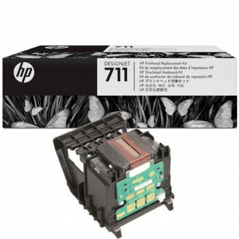 C1Q10A // 711 / bk/c/m/y / original HP Druckkopf / C1Q10A / 48.00 ml