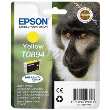 C13T08944011 // T0894 / gelb / original EPSON Tintenpatrone gelb / C13T08944011 / 225 S. / 3.50 ml
