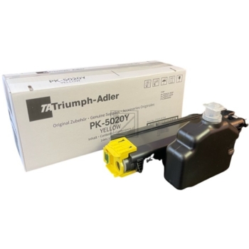 1T02YJAUT0 // PK5020Y / gelb / original Utax Toner / 1T02YJAUT0 / 5000 S.