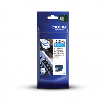 LC3239XLC / original BROTHER Tintenpatrone cyan / LC3239XLC / 5000 S.