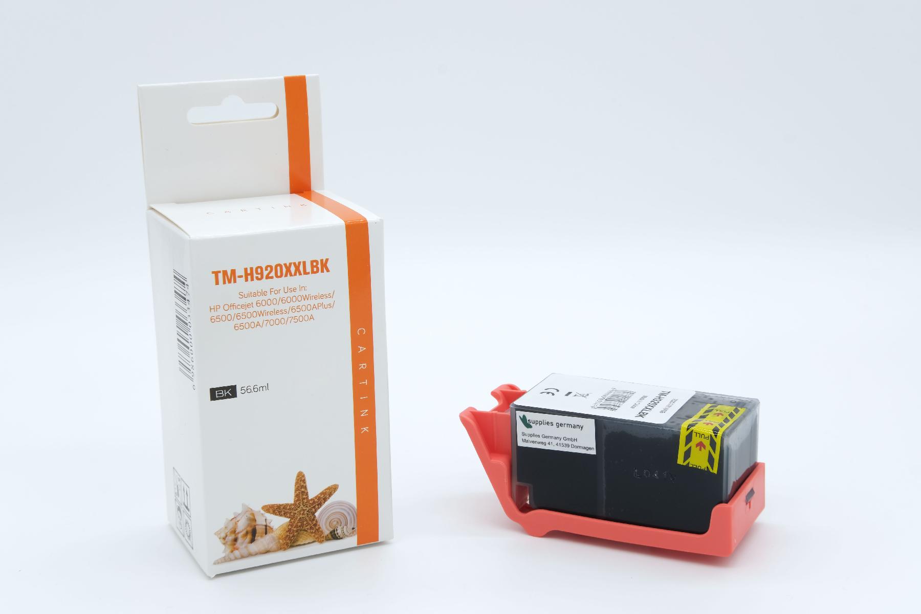 Refill Tinte Black für HP / CD975AE / 56,6ml