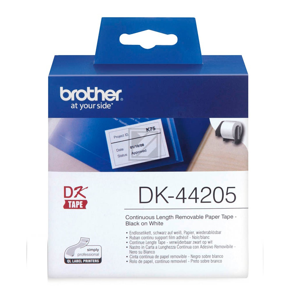 DK44205 / original BROTHER PTouch Etiketten / DK44205