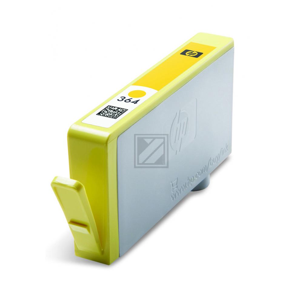 CB320EE // 364 / gelb / original HP Tintenpatrone gelb / CB320EE / 300 S. / 3.50 ml