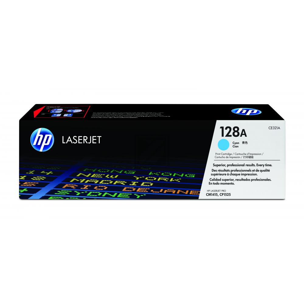 CE321A // 128A / cyan / original HP Toner cyan / CE321A / 1300 S.