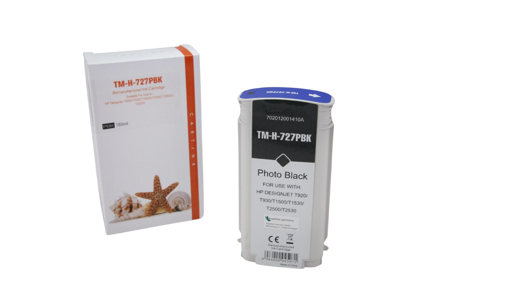 Refill Tinte Photo Black für HP / B3P23A / 130ml