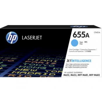 CF451A // 655A / cyan / original HP Toner cyan / CF451A / 10500 S.