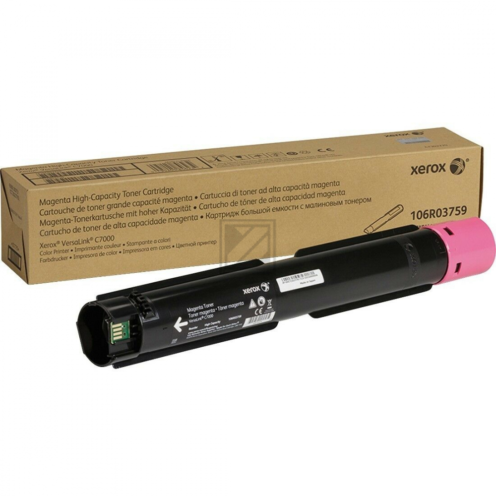 106R03759 / magenta / original XEROX Toner magenta / 106R03759 / 10100 S.