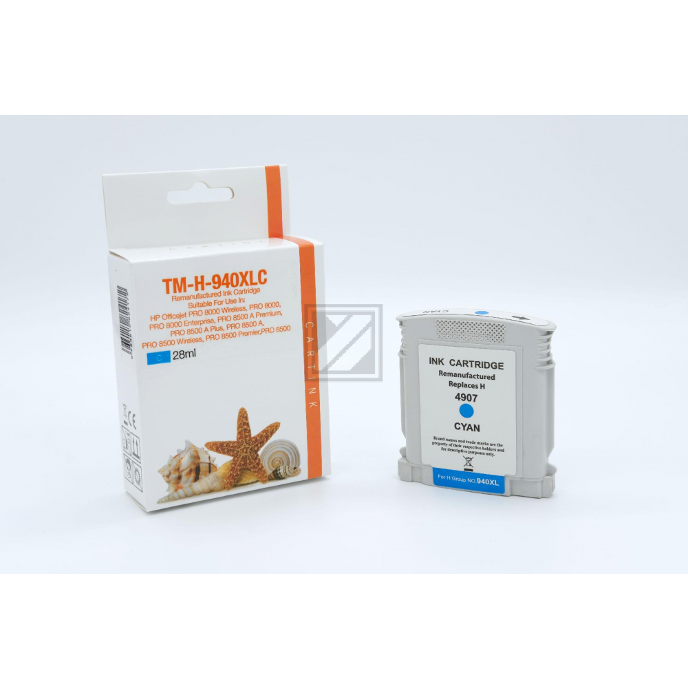 Refill Tinte Cyan für HP / C4907AE / 28ml