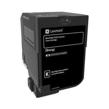 84C2HKE / schwarz / original LEXMARK Toner schwarz / 84C2HKE / 25000 S.