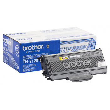 TN2120 / schwarz / original BROTHER Toner schwarz / TN2120 / 2600 S.