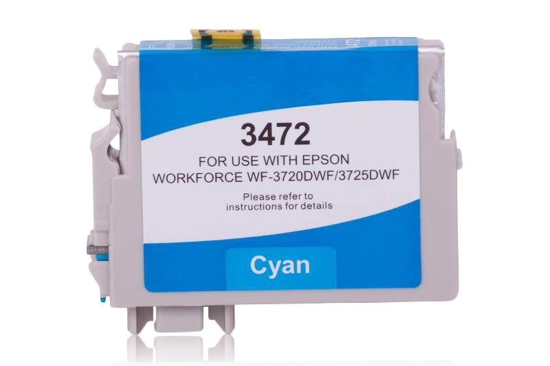 Alternativ Tinte Cyan für Epson / C13T34724010 / 950 Seiten