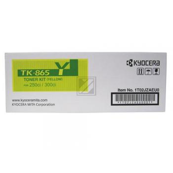 1T02JZAEU0 // TK865Y / gelb / original KYOCERA Toner gelb / 1T02JZAEU0 / 12000 S.