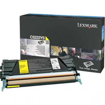 C5222YS / gelb / original LEXMARK Toner gelb / C5222YS / 3000 S.