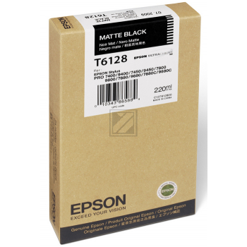 C13T61280N // T6128 / schwarz / original Epson Tin / C13T61280N / 220.00 ml
