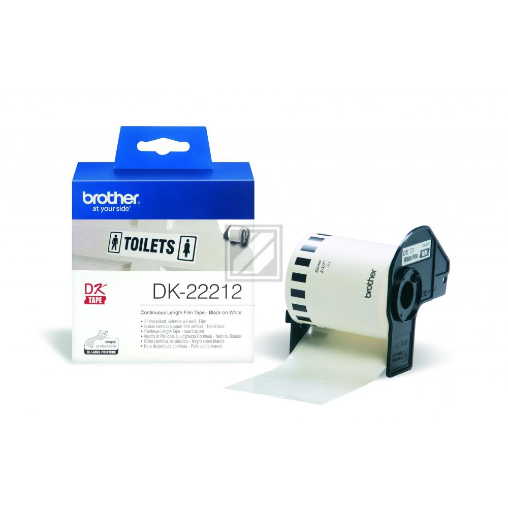 DK22212 / original BROTHER PTouch Etiketten / DK22212