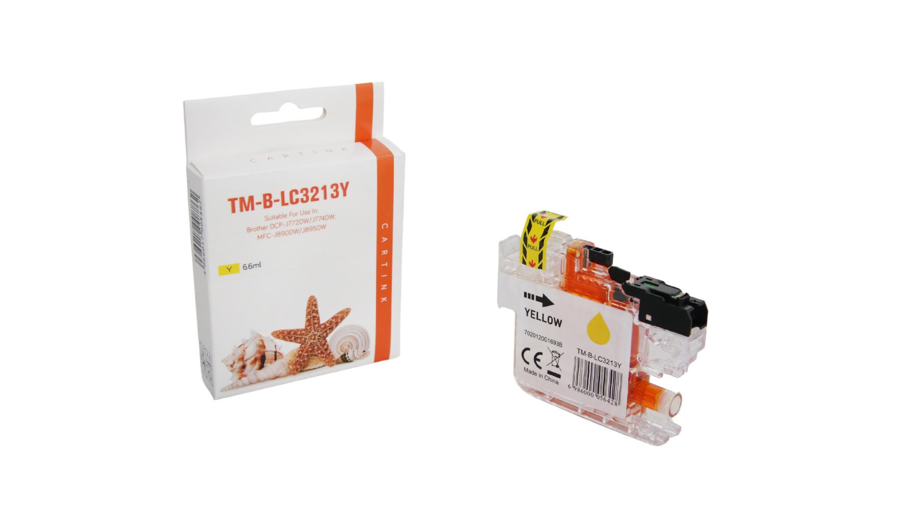 Alternativ Tinte Yellow für Br / LC3213Y / 400 Seiten
