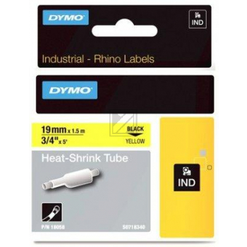 18058 // S0718340 / schwarz / original DYMO Prägeband / 18058