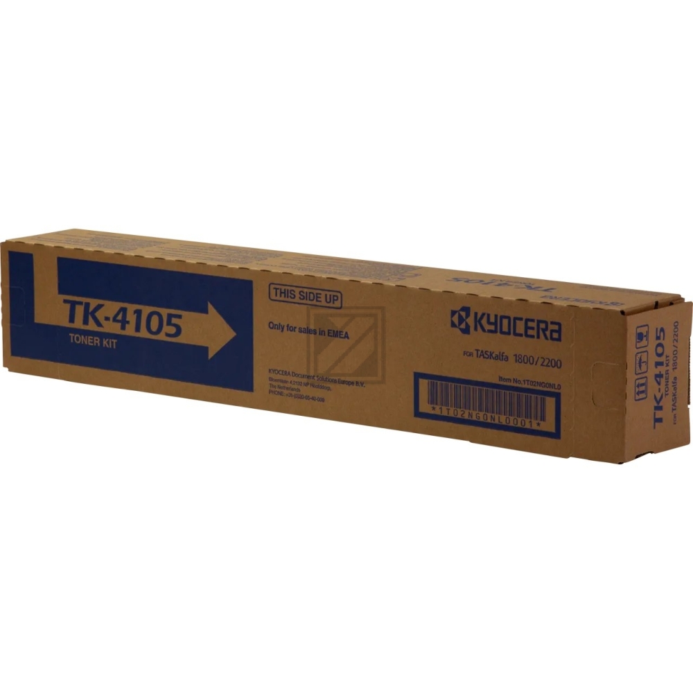 1T02NG0NL0 // TK4105 / schwarz / original KYOCERA Toner schwarz / 1T02NG0NL0 / 15000 S.