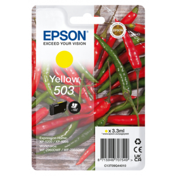 C13T09Q44010 // 503 / original EPSON Tintenpatrone gelb / C13T09Q44010 / 165 S. / 3.30 ml