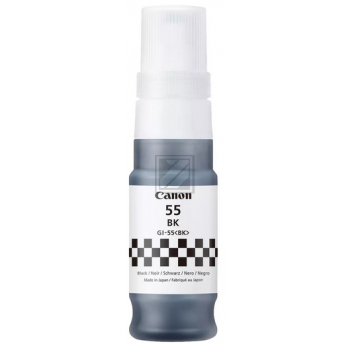 6292C001 // GI55BK / schwarz / original CANON Tintenflasche schwarz / 6292C001 / 3000 S. / 70.00 ml