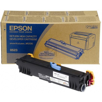 C13S050523 // 0523 / schwarz / original EPSON Toner schwarz / C13S050523 / 3200 S.