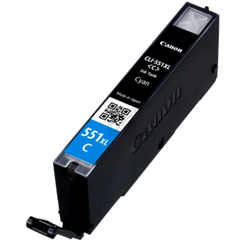 6444B001 // CLI551CXL / cyan / original CANON Tintenpatrone cyan / 6444B001 / 695 S. / 11.00 ml