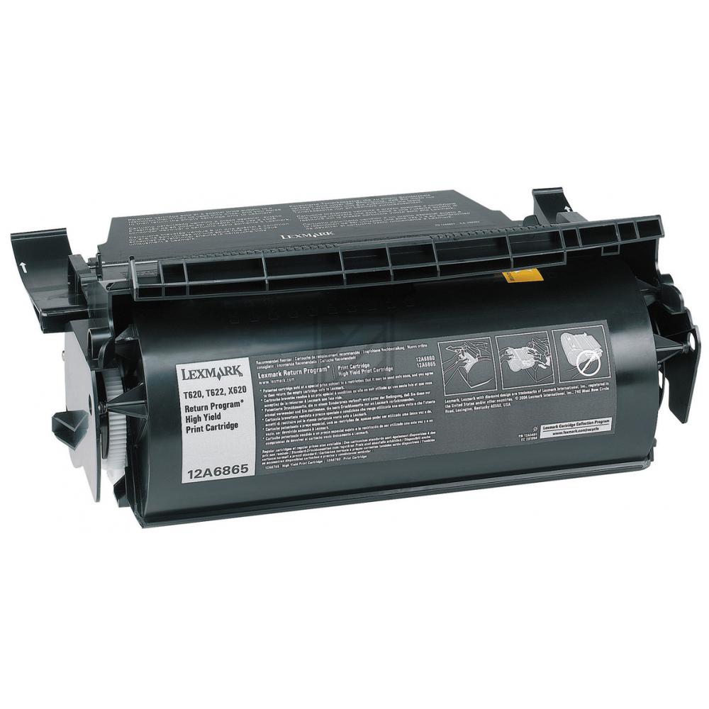 12A6865 / schwarz / original LEXMARK Toner schwarz / 12A6865 / 30000 S.