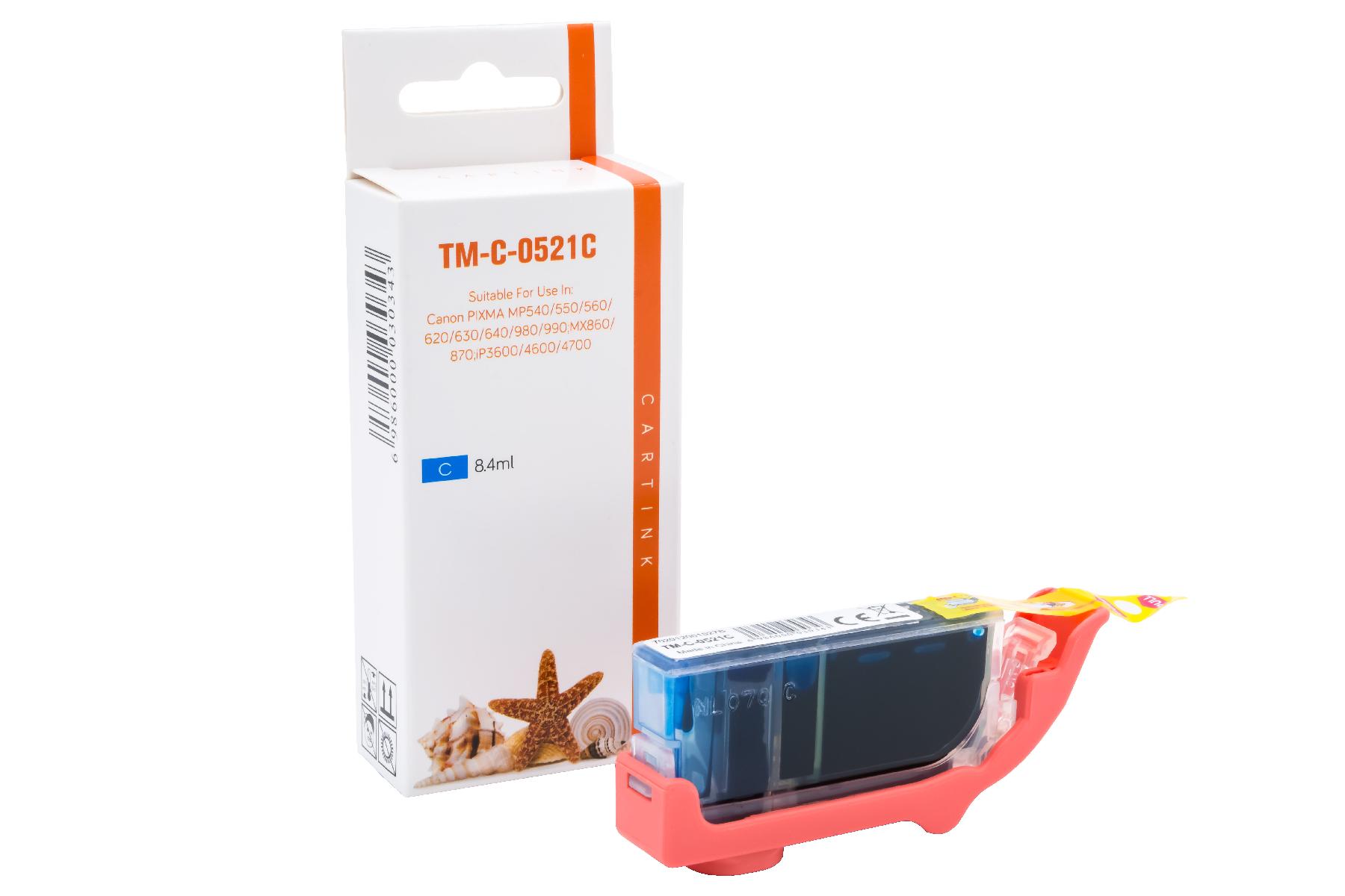 Alternativ Tinte Cyan für Cano / 2934B001 / 8,4ml / mit Chip