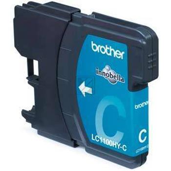 LC1100HYC / cyan / original BROTHER Tintenpatrone cyan / LC1100HYC / 750 S. / 10.10 ml