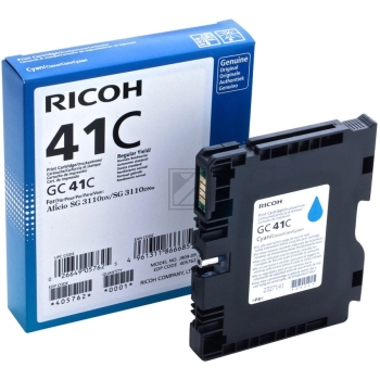 405762 // GC41C / cyan / original RICOH Tinte Sonstige / 405762 / 2200 S.