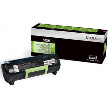 51F2H00 // 512HE / original LEXMARK Toner schwarz / 51F2H00 / 5000 S.