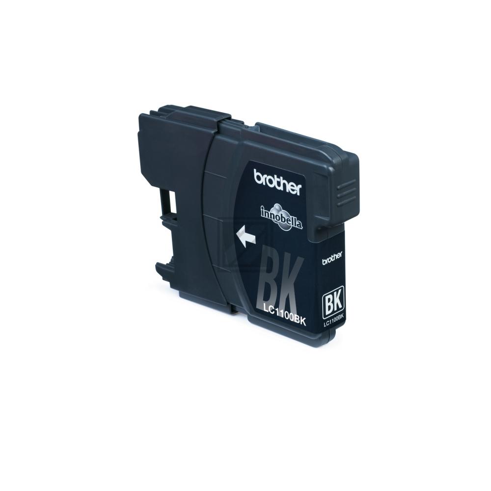 LC1100BKBP2DR / original BROTHER Tintenpatrone schwarz / LC1100BKBP2DR / 450 S. / 9.50 ml