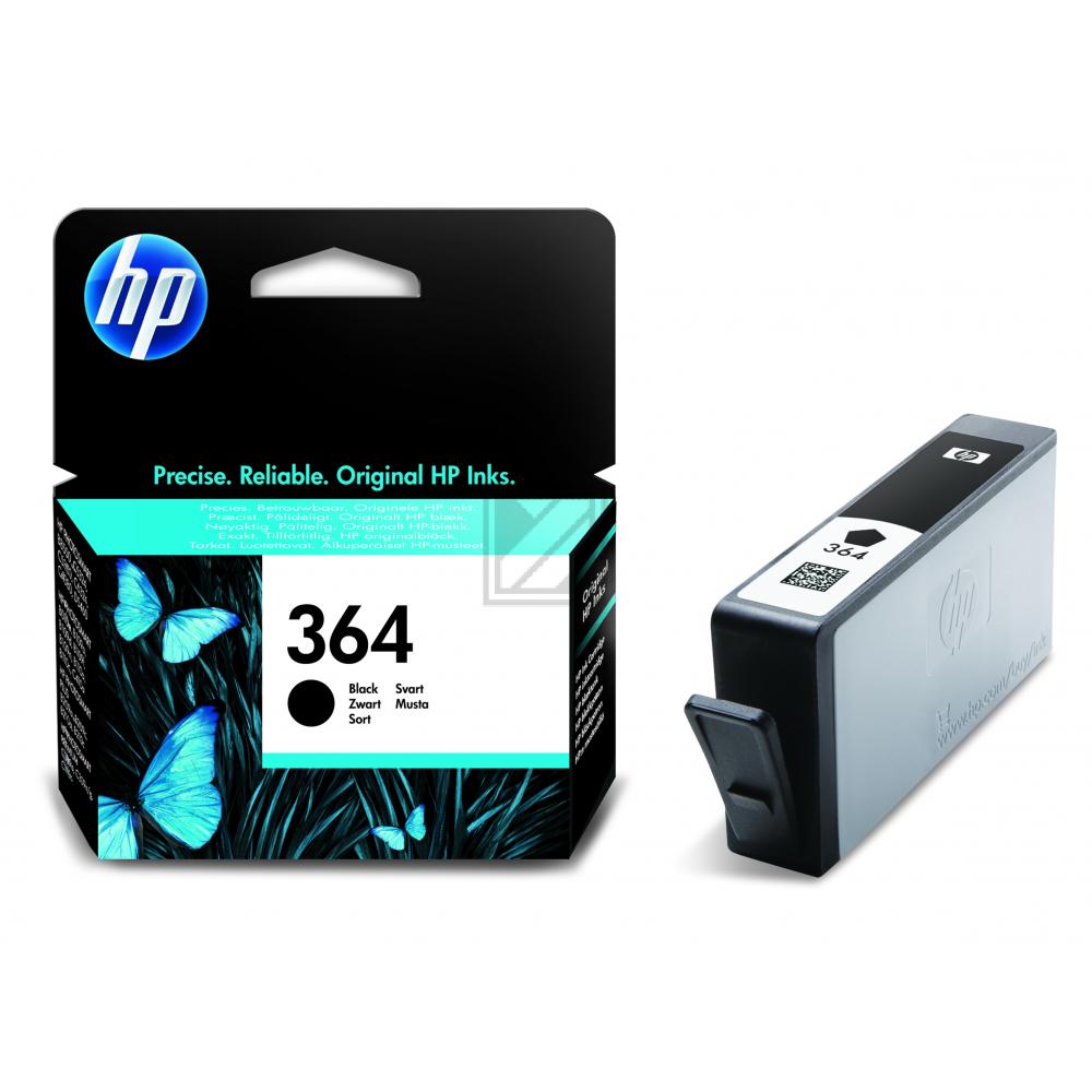 CB317EE // 364 / schwarz / original HP Tintenpatrone schwarz / CB317EE / 130 S. / 3.00 ml