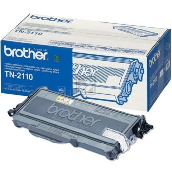 TN2110 / schwarz / original BROTHER Toner schwarz / TN2110 / 1500 S.
