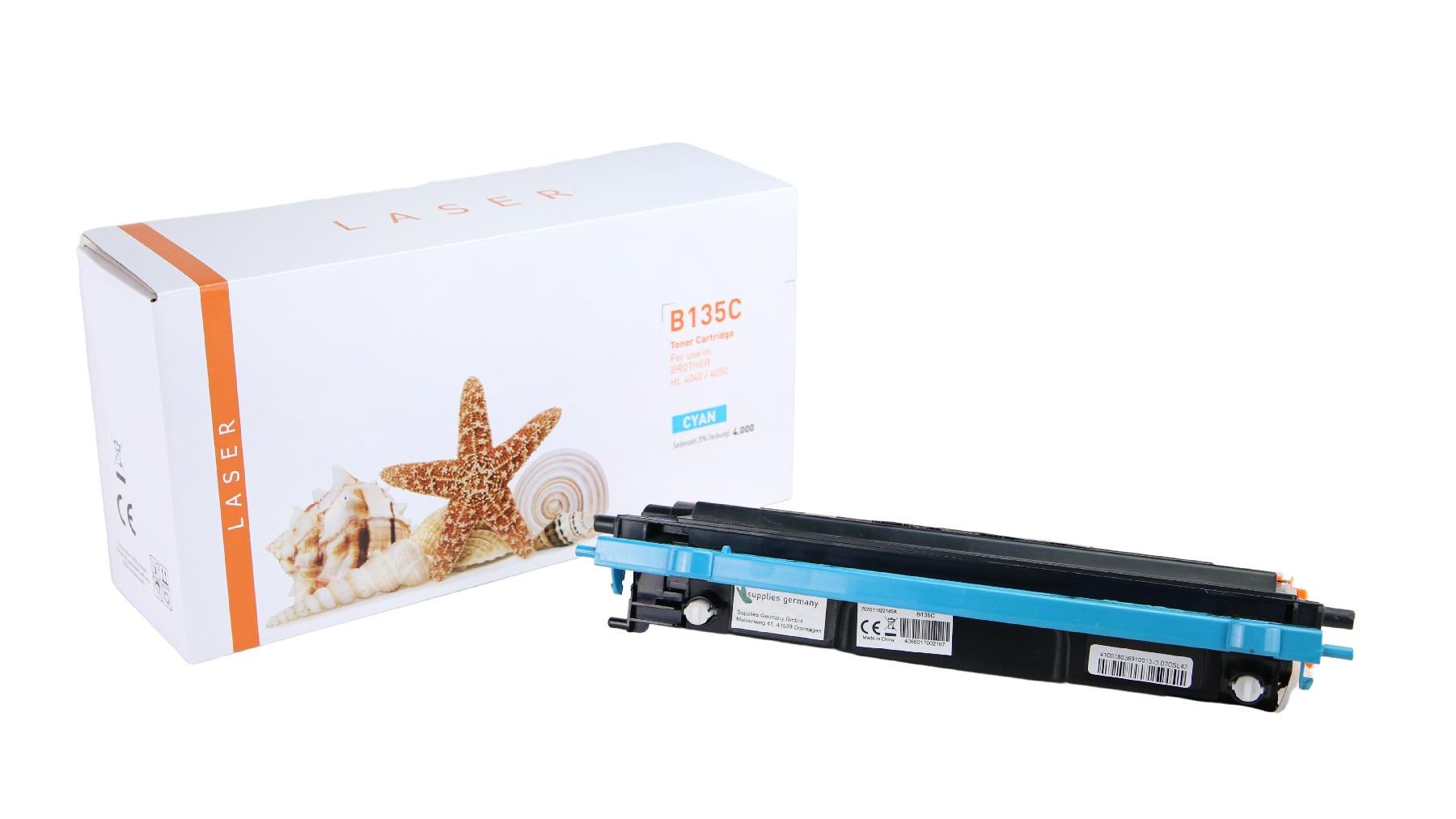Alternativ Toner Cyan für Brother / TN135C / 4.000 Seiten